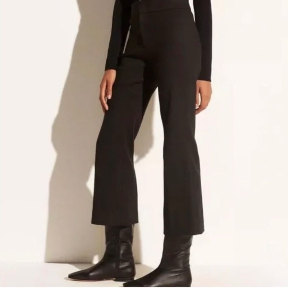 VINCE Flared Ankle-Crop Pants
